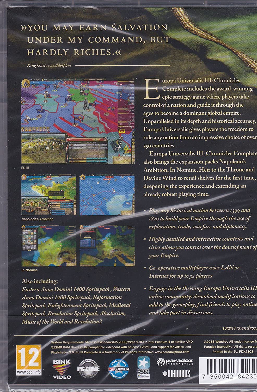 Europa Universalis Iii - Chronicles Complete