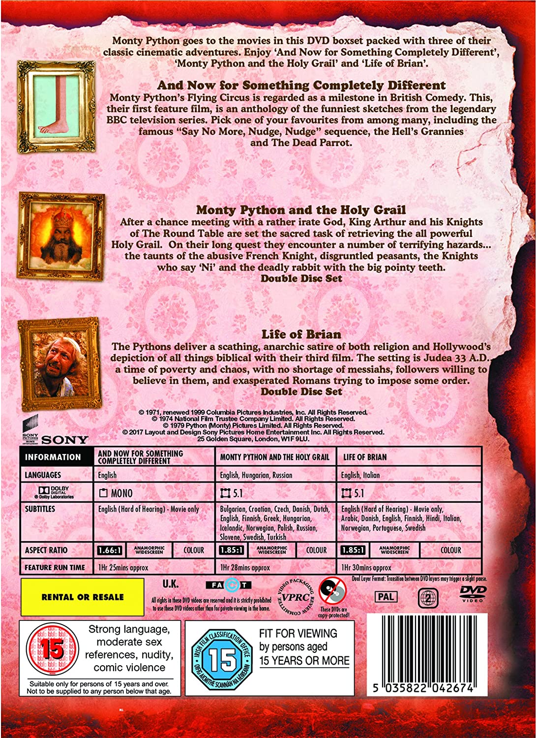 Monty Python Movies Box Set