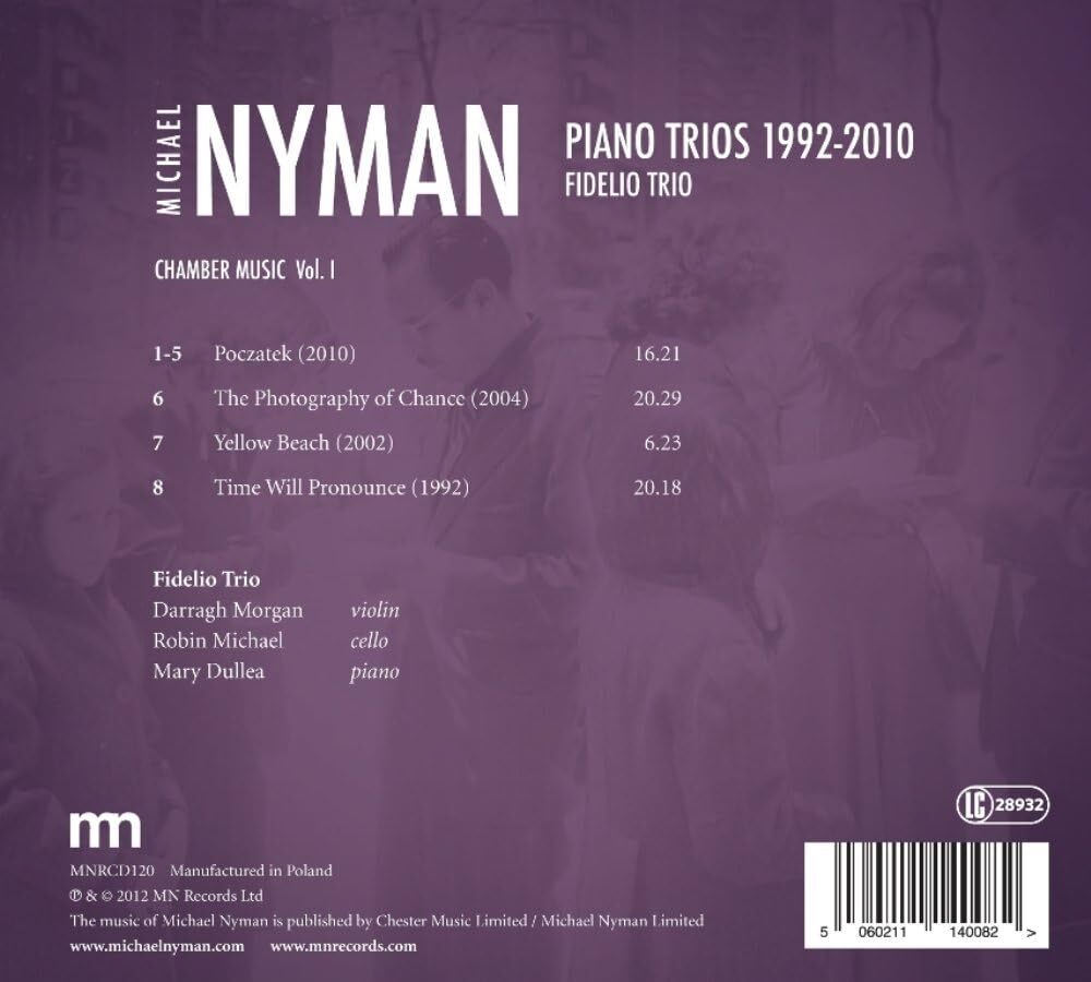 Michael Nyman: Piano Trios 1992-2010