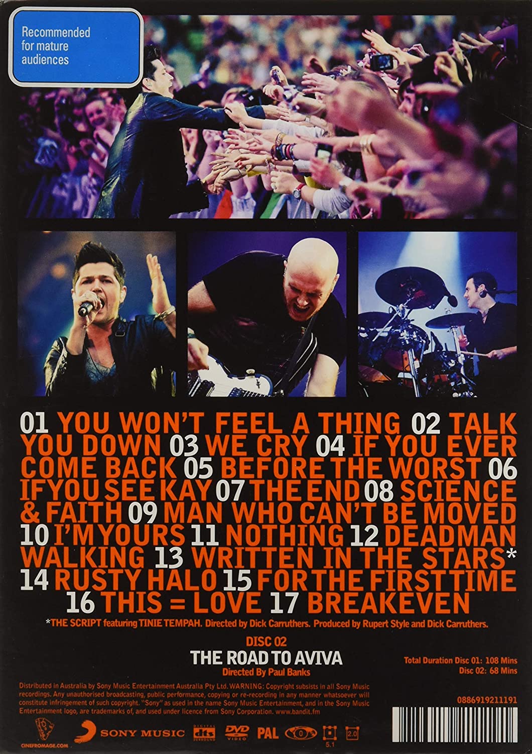 Script-Homecoming Live At Aviva Stadium Dublin