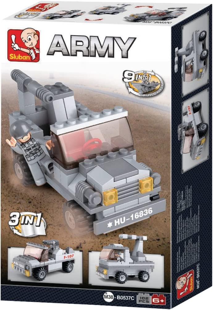 Sluban Army 9 into 1 Raketwerper 3-In-1