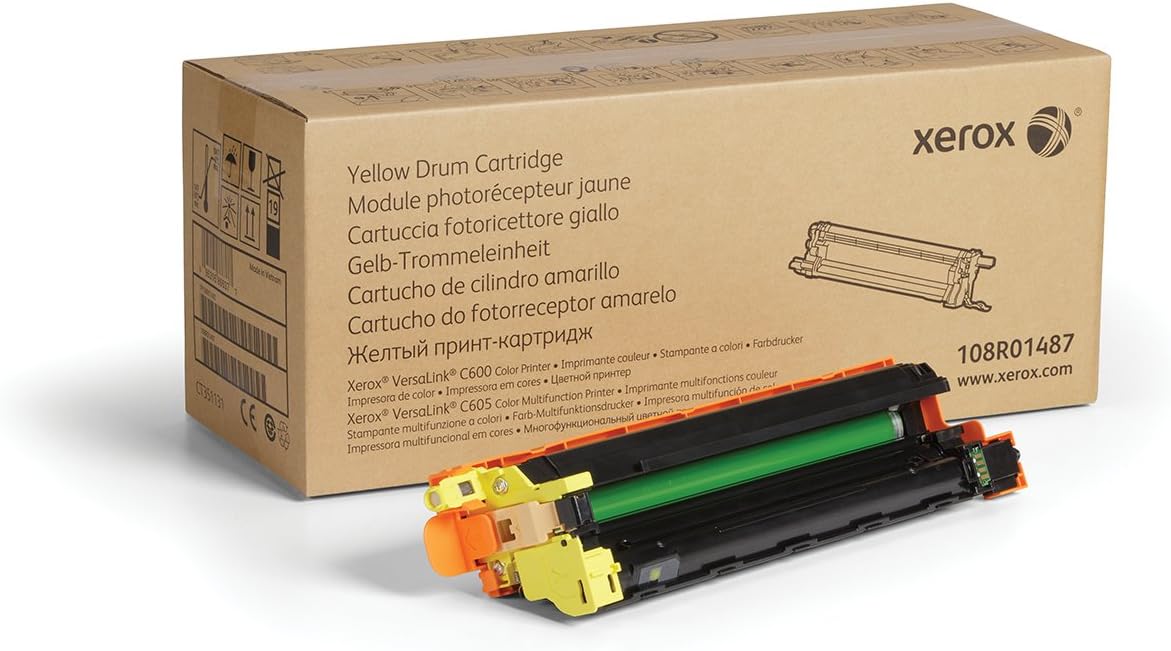 Xerox Printer – Drum Unit 108r01487 Yellow Printer Drum (Versalink C605, 40000 pages, Netherlands, 190 mm, Yellow