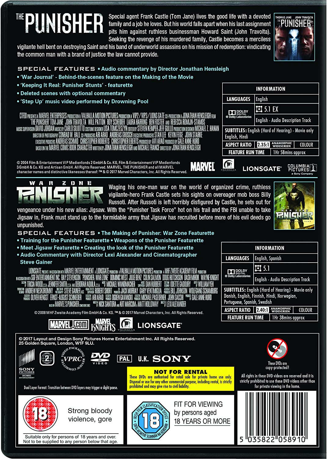 The Punisher/The Punisher: War Zone