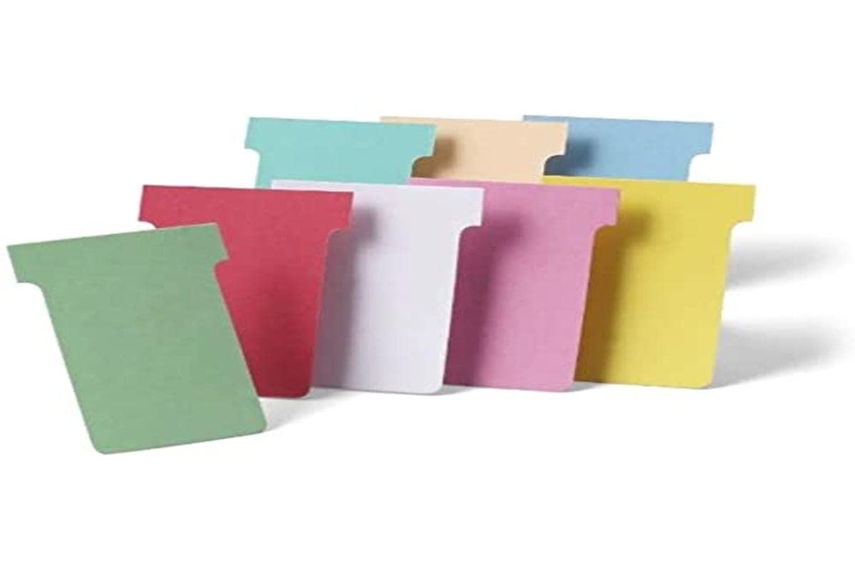 Nobo T-Cards White Size 3 (Pack of 100) White Size 3