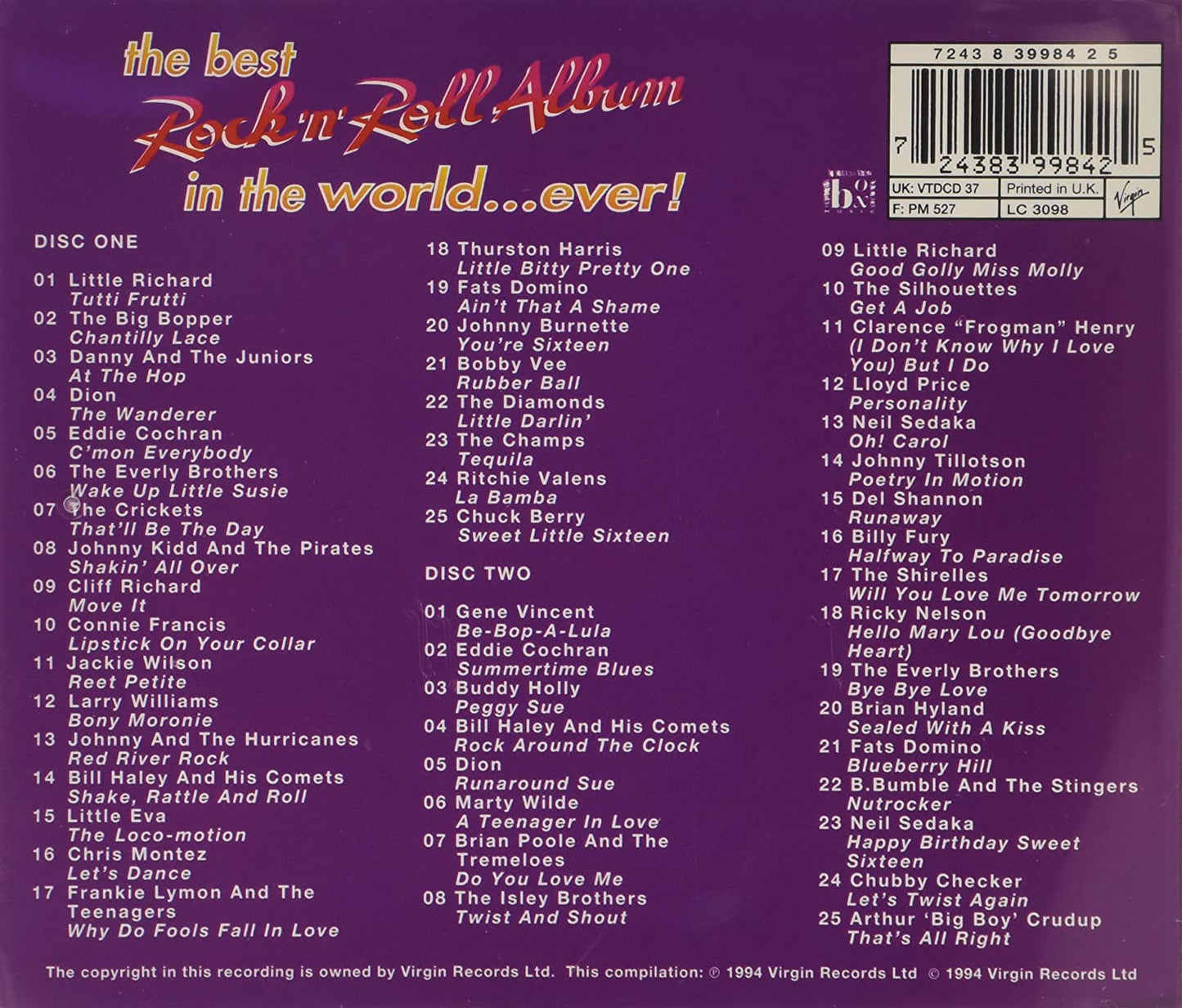 The Best Rock 'n' Roll Album in the world...ever!