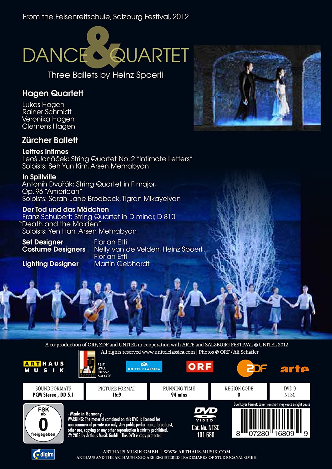 Dance & Quartet - Three Ballets By Heinz Spoerli