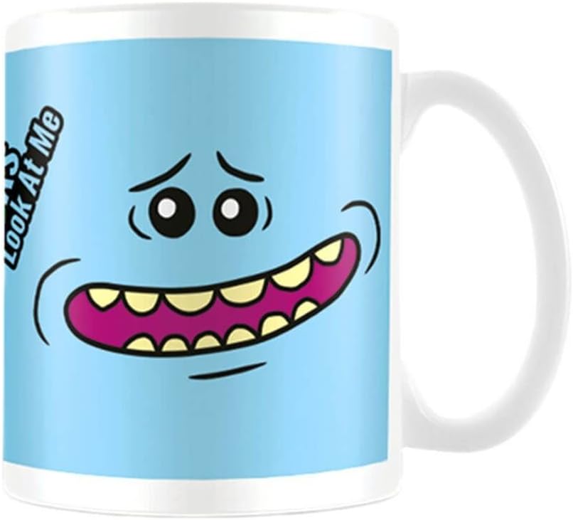 Pyramid MG24858 Rick and Morty Mr Meeseeks Face Coffee Mug, Porcelain, Multi-Colour