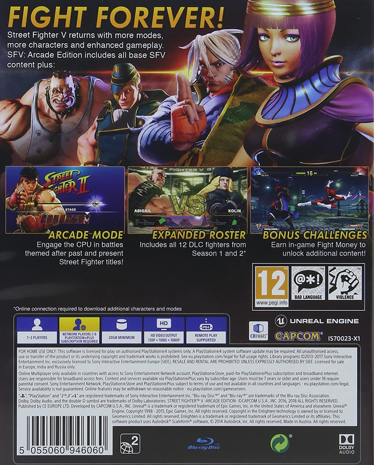 Capcom Street Fighter V Arcade Edition (PS4