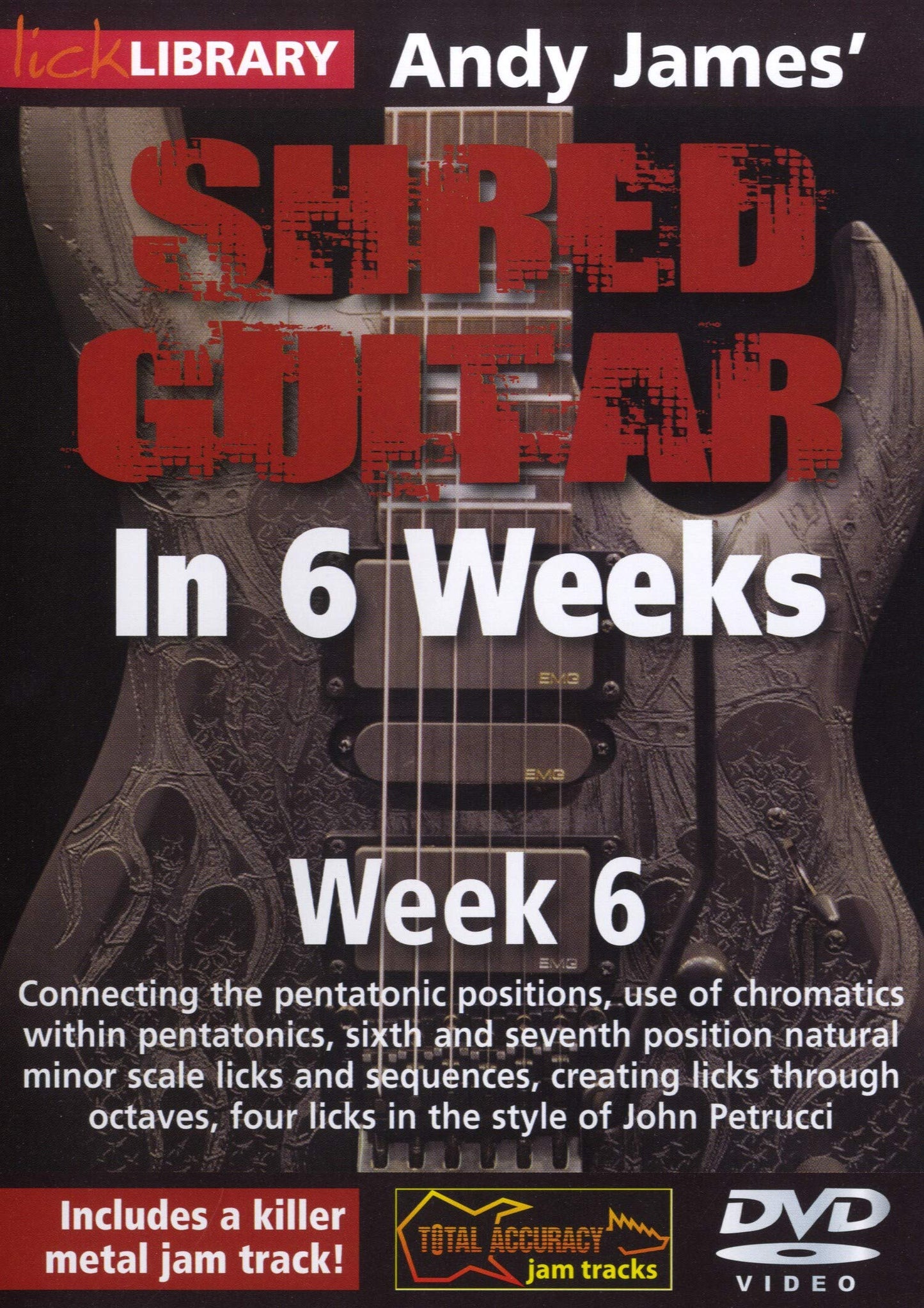 Andy James Shred Guitar in 6 Weeks: Week 6