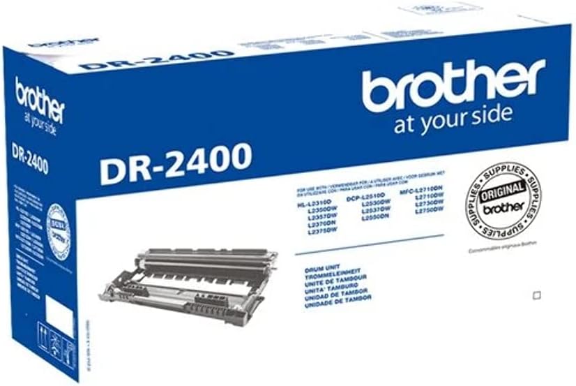 Brother Unidad de tambor DR-2400, Brother Suministros originales, negros