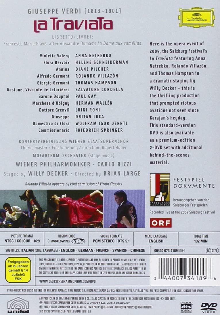 La Traviata: Salzburg Festival (Rizzi)