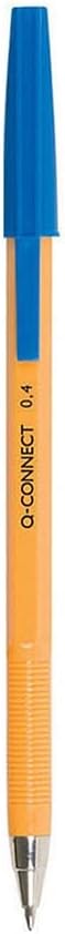 Q-Connect Fine Ballpoint Pen - Blue (Pack of 20