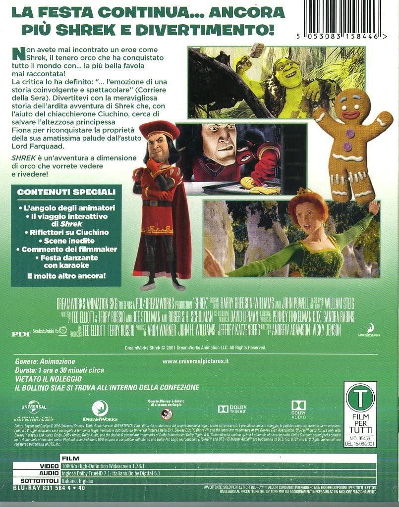 Shrek 1 (New Linelook)