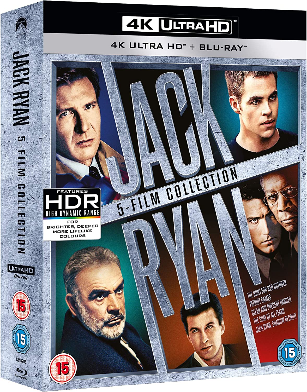 Jack Ryan Boxset (5 Films) (4K Ultra-HD)