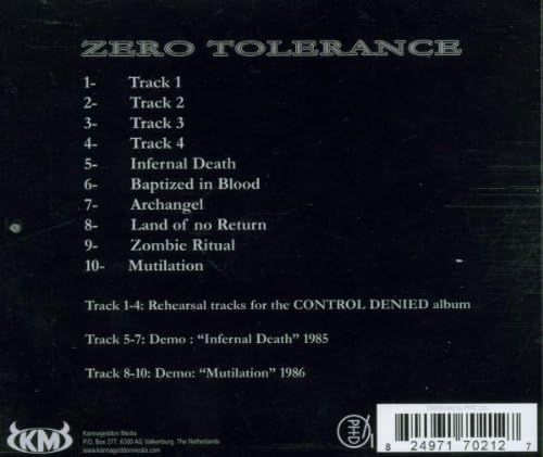 Zero Tolerance