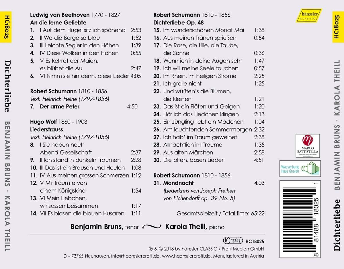 Schumann: Dichterliebe