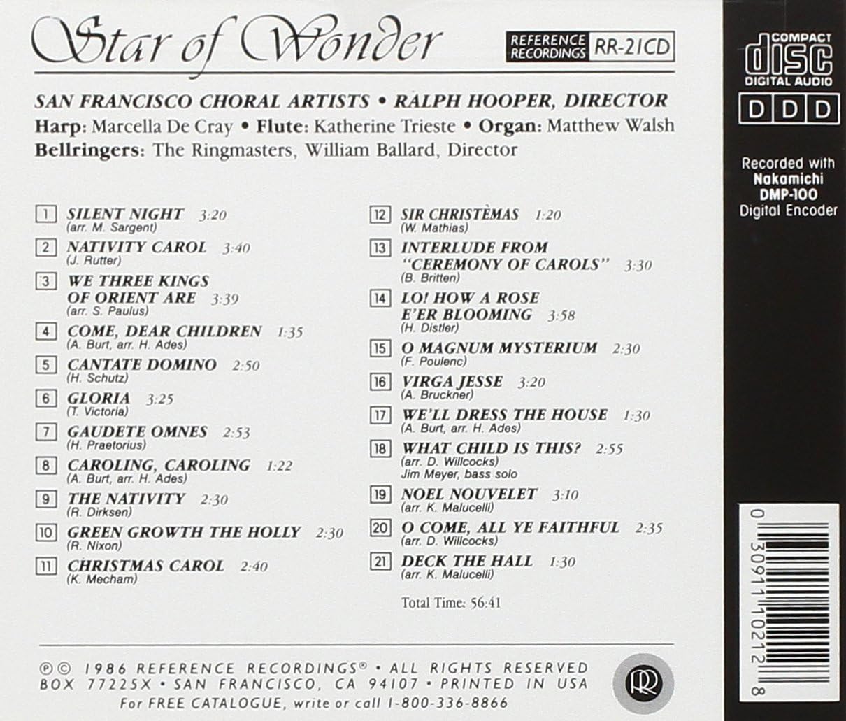 Star of Wonder (Sfca, Hooper)