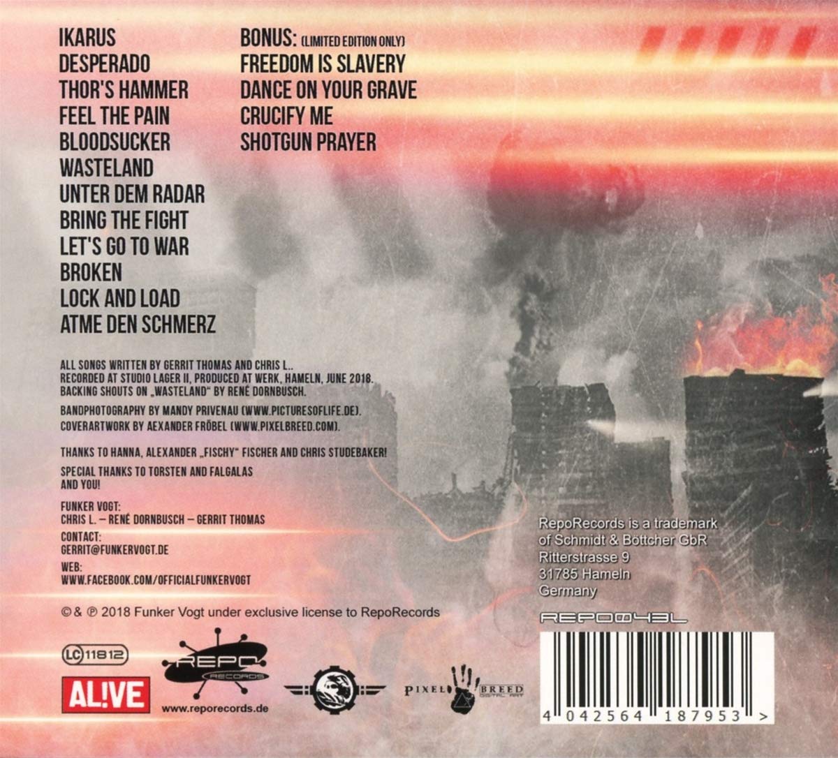 Wastelands (Ltd. edition + Bonustracks