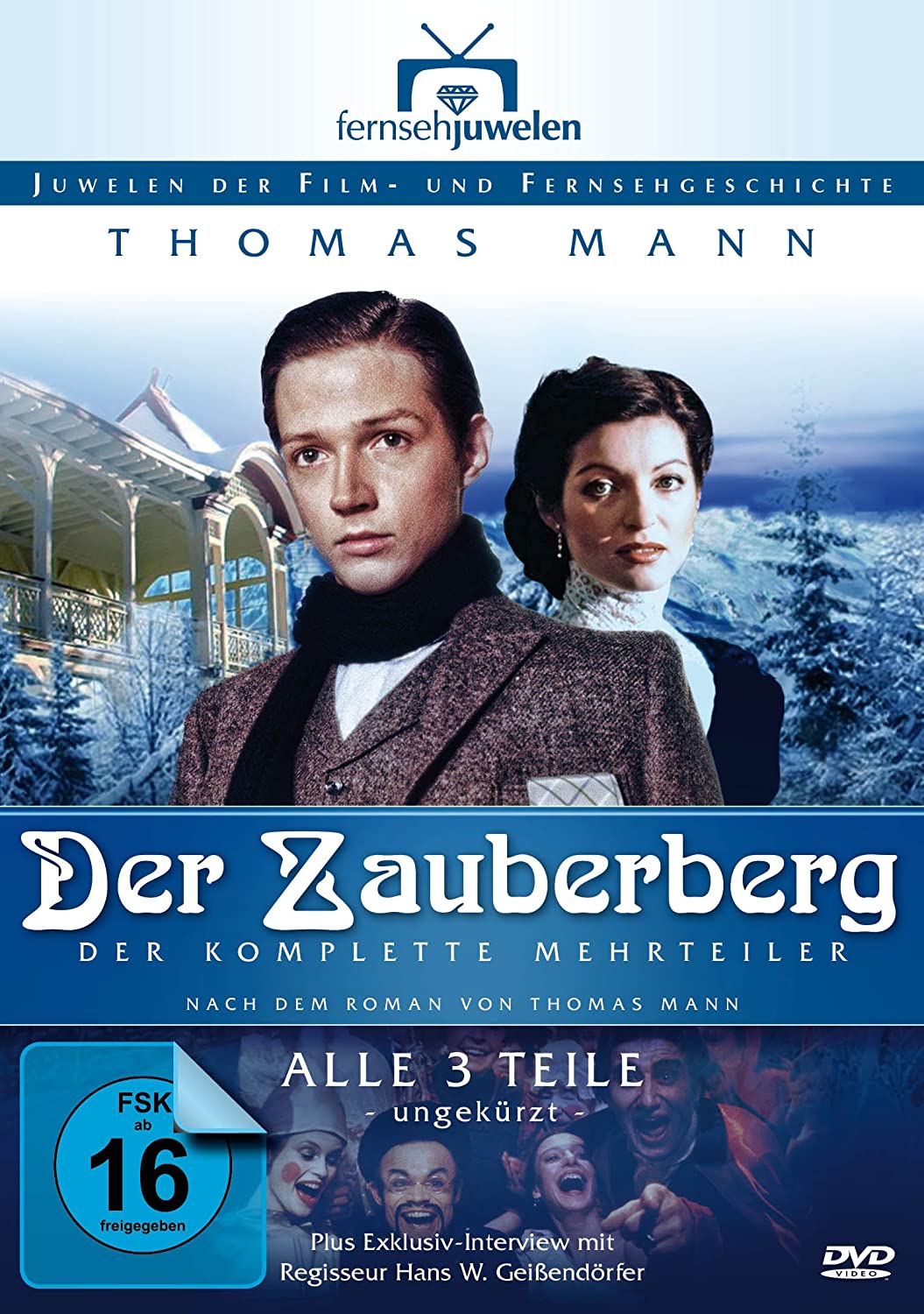 Thomas Mann: Der Zauberberg - Der komplette 3-Teiler (Langfassung) (Fernsehjuwelen)