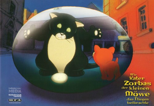 Wie Kater Zorbas der kleinen Möwe Lucky das Fliegen beibrachte