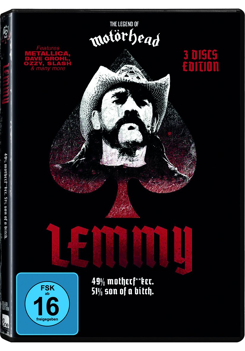 Lemmy (Limited Black Edition, 3 Discs, OmU)