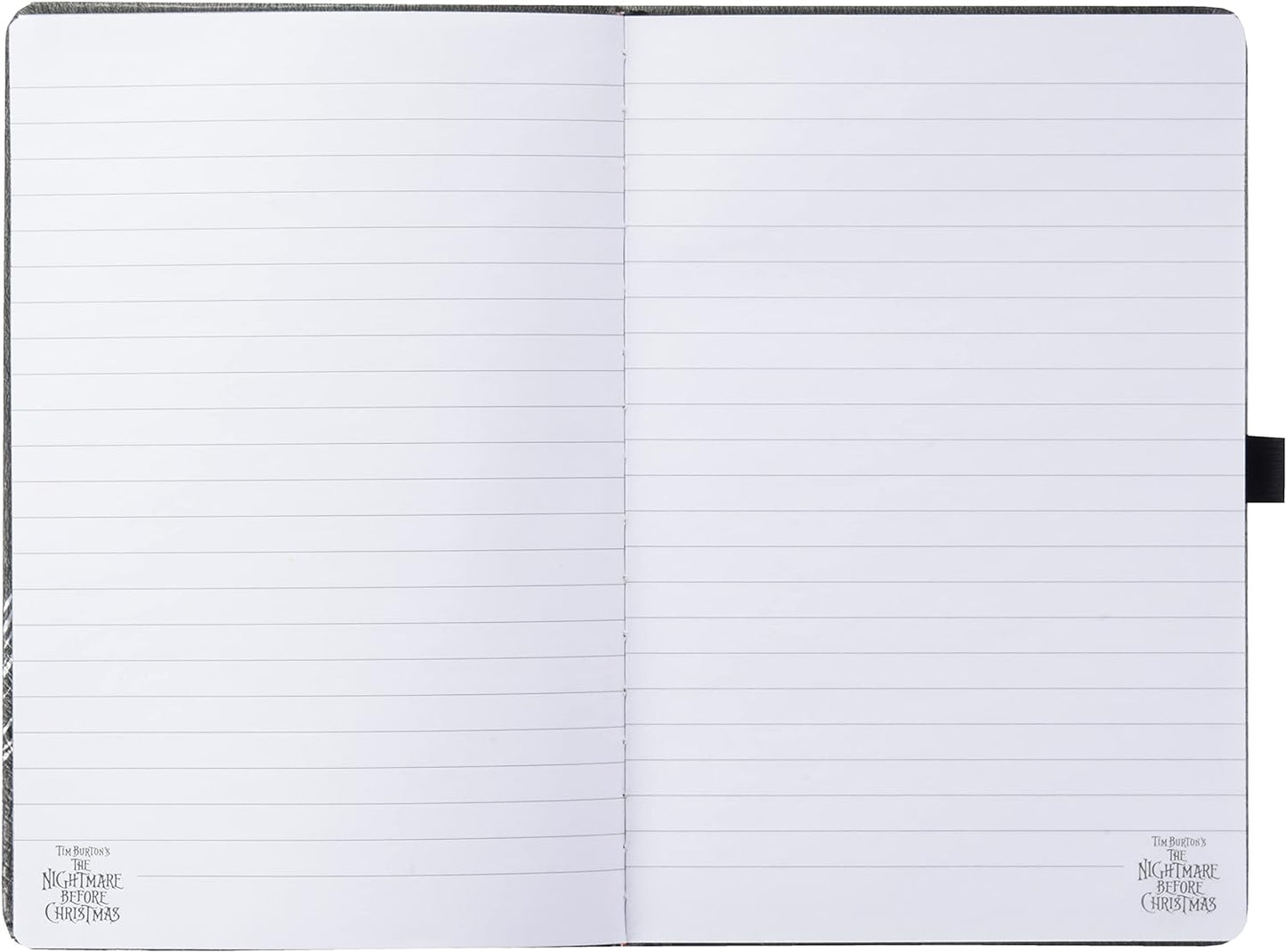 Disney The Nightmare Before Christmas Notebook (Spiral Hill Moonlight Design) A5 Writing Pad - Official Merchandise
