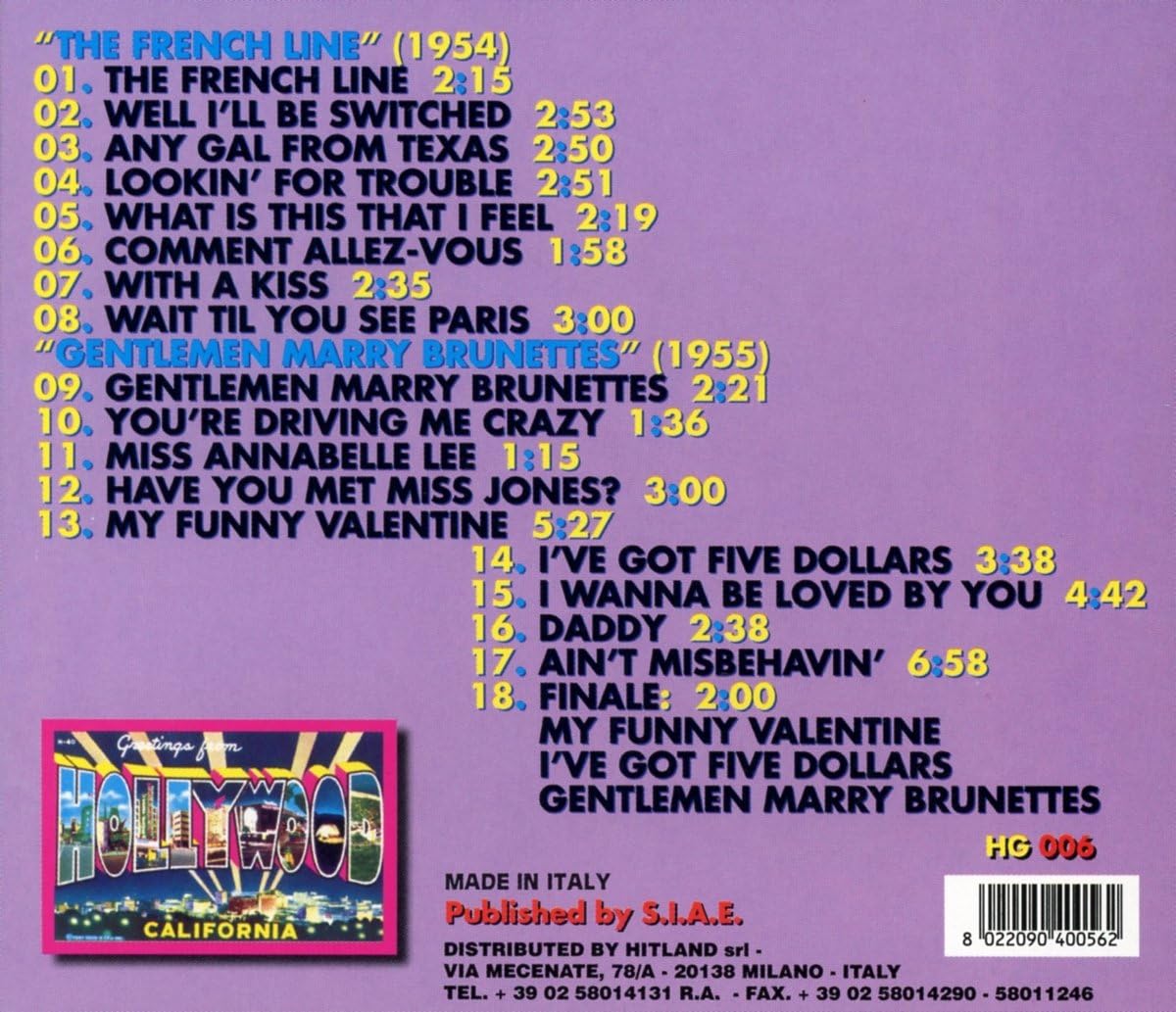 The French Line/Gentlemen Marry Brunette