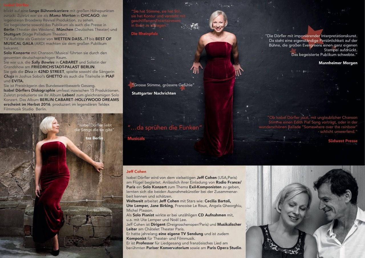 DORFLER, ISABEL - BERLIN CABARET - HOLLYWOOD DREAMS
