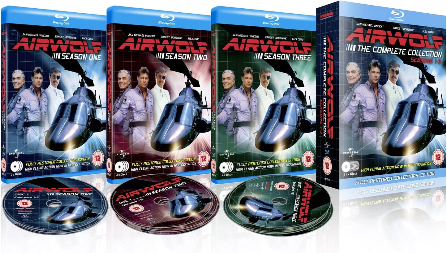 Airwolf - The Complete Collection: Seasons 1-3 - 11 Disc Set