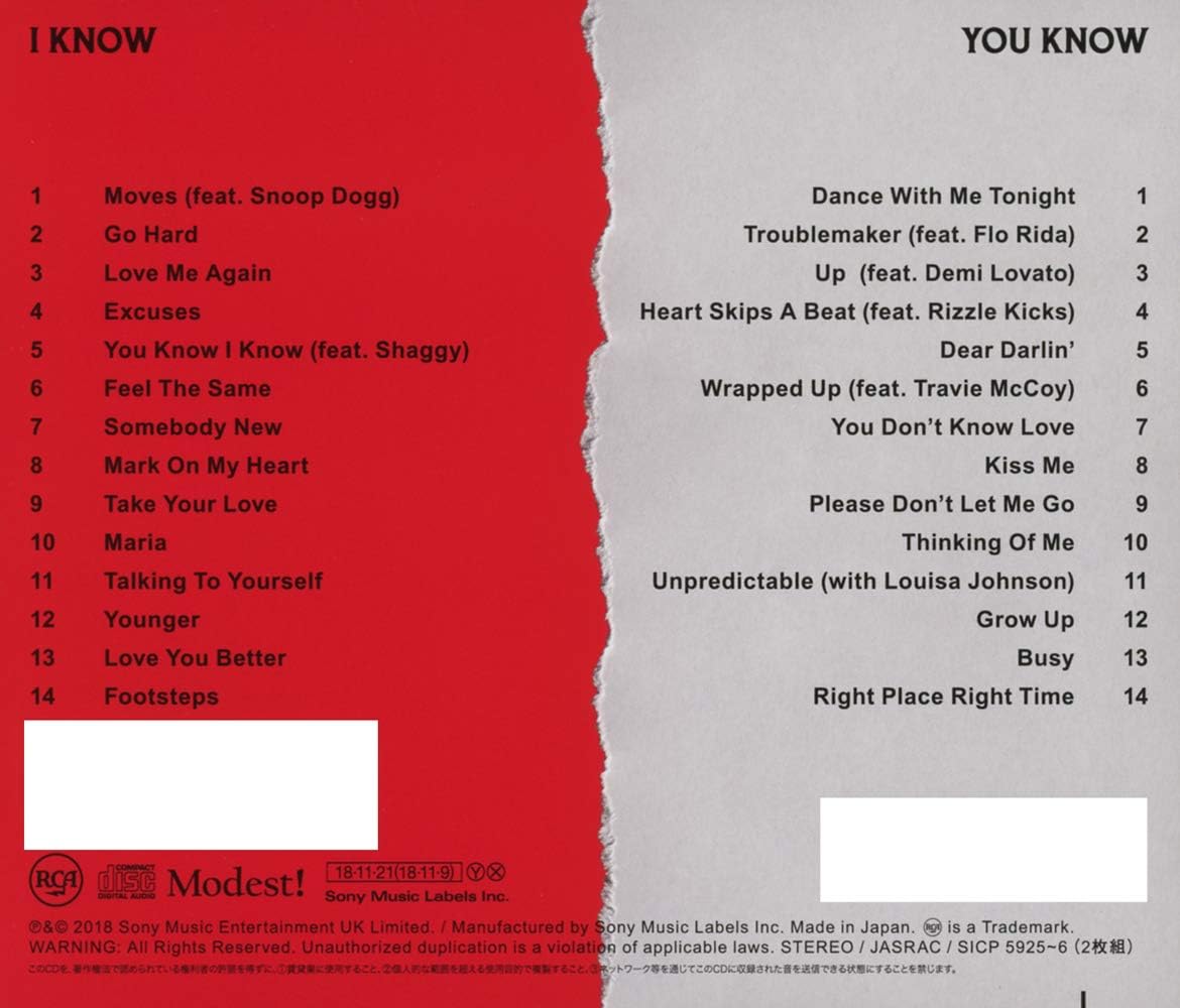 You Know. I Know (Booklet