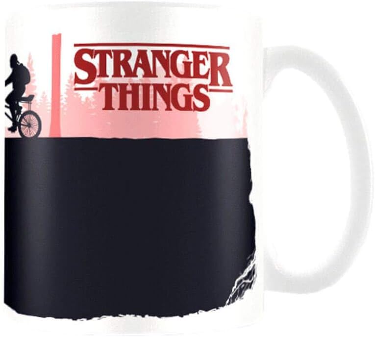 Pyramid International Stranger Things Heat Changing Mug with Hawkins Forest Design 11oz in Presentation Box - Official Merchandise