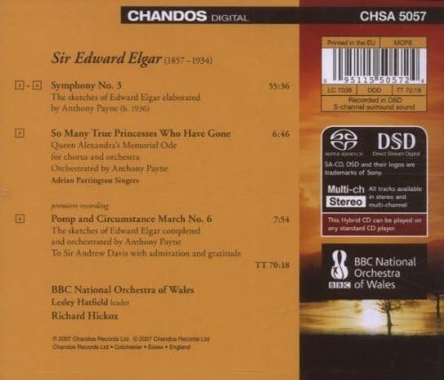 Symphony No. 3 (Hickox, Bbc National Orch. Of Wales)