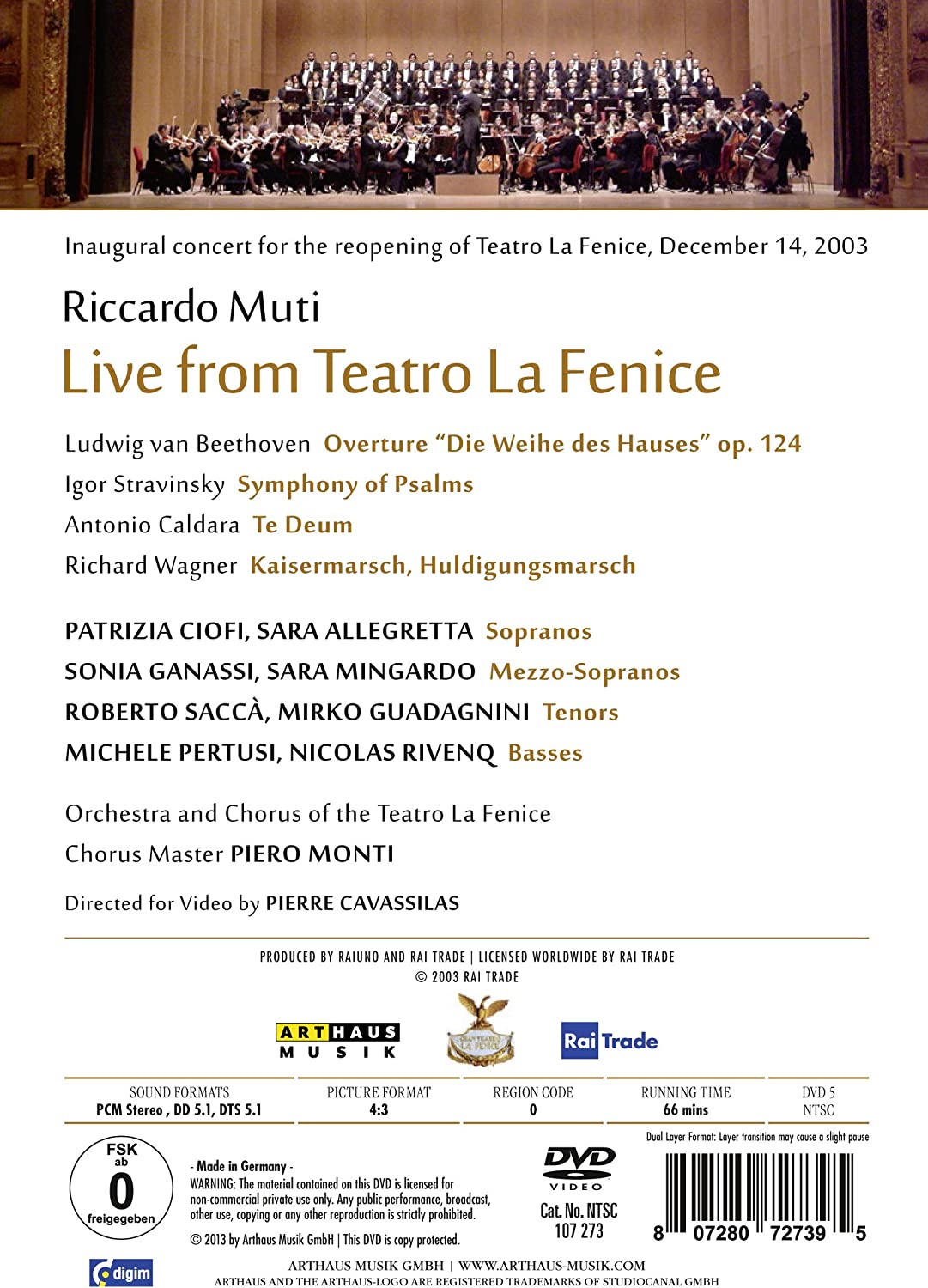 Reopening Teatro La Fenice