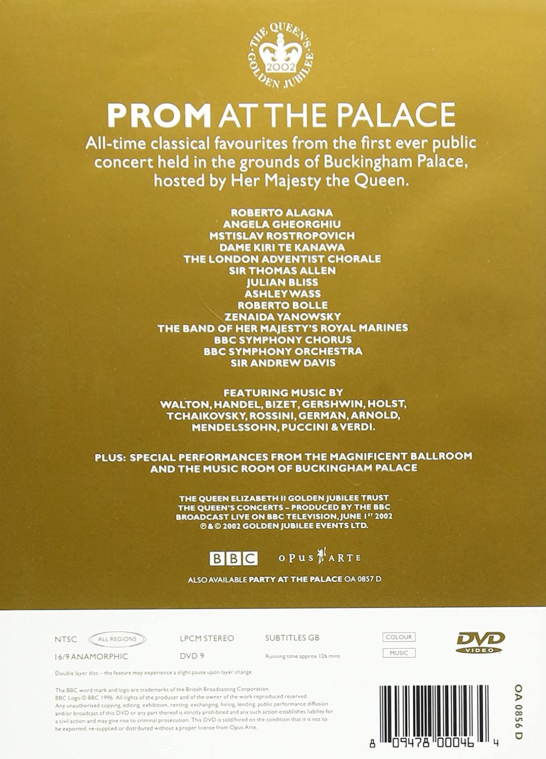 Prom at the Palace - The Queen's Concerts, Buckingham Palace