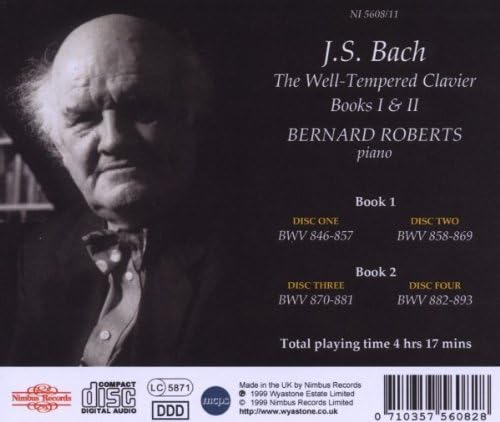 Well-tempered Clavier, The - Books I and Ii (Roberts)