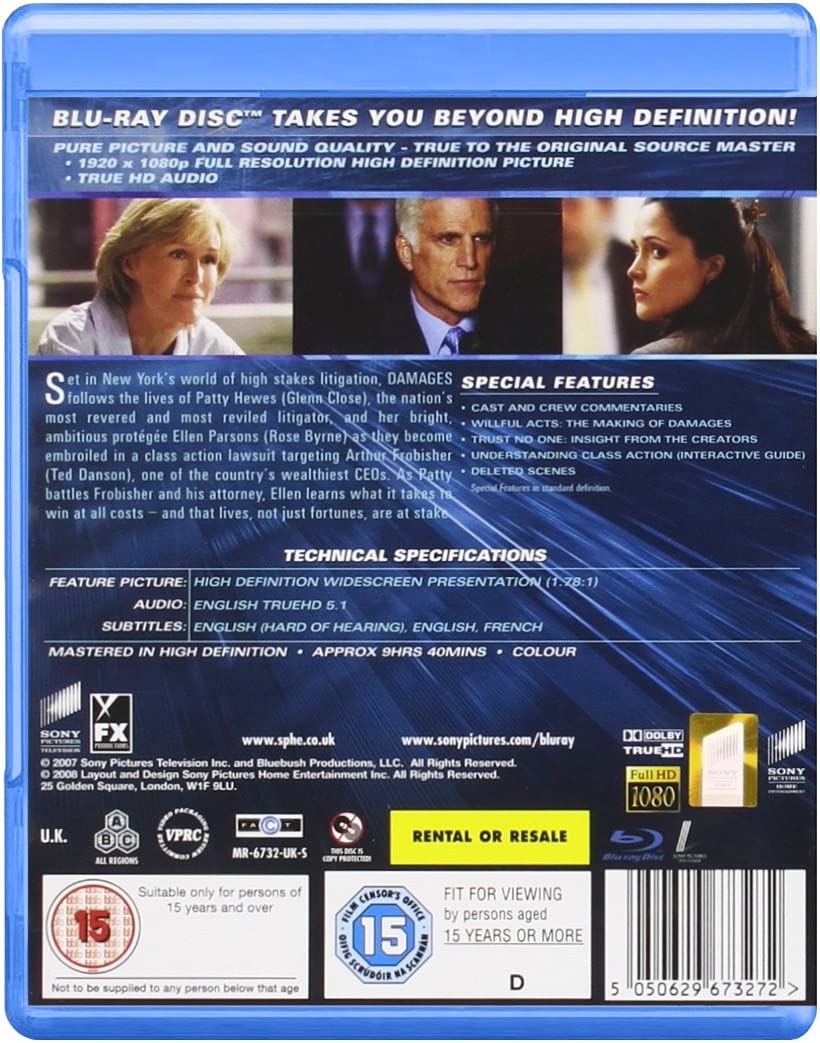 Damages - Season 1 [Region
