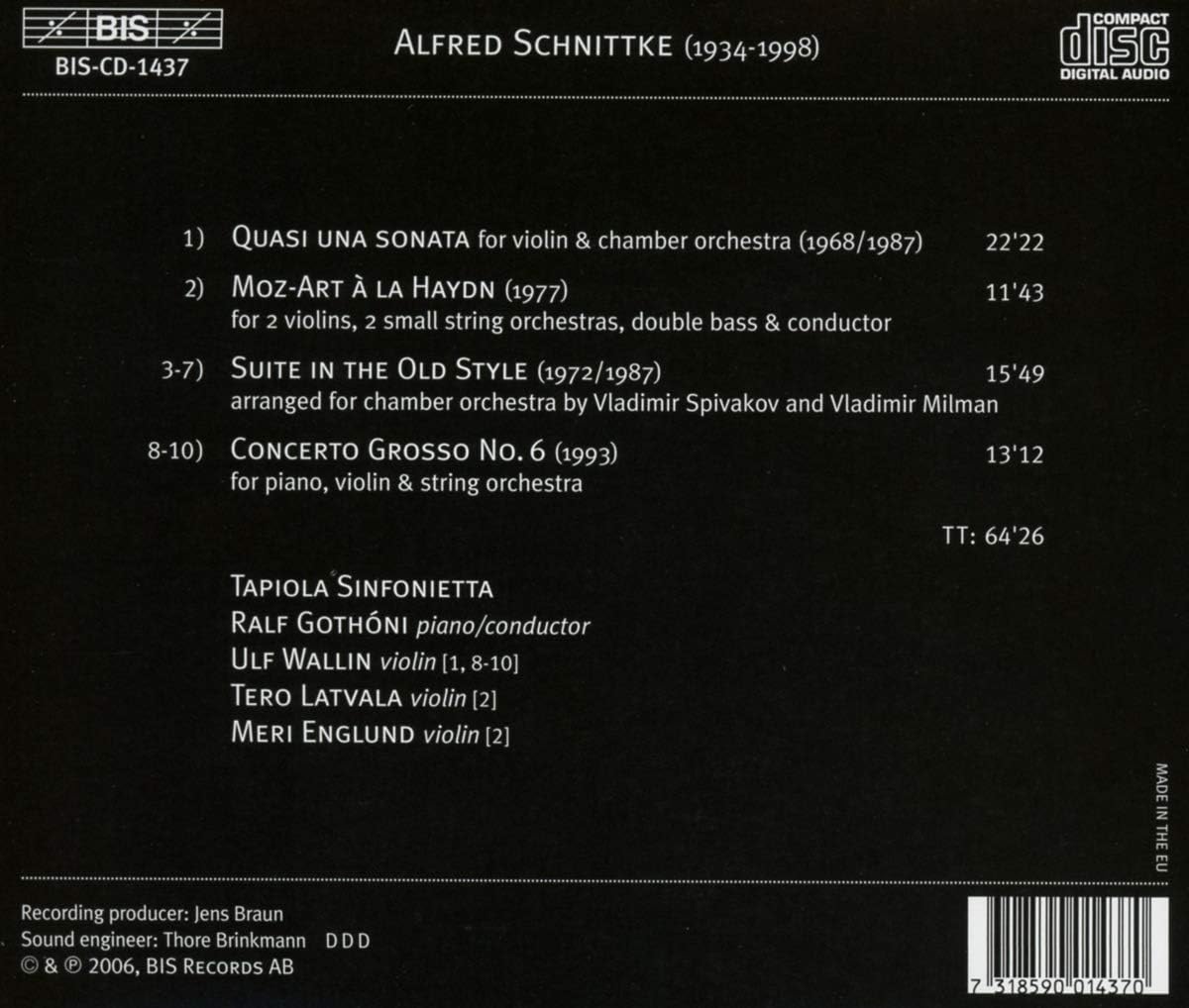 Violin Works (Gothoni, Tapiola Sinfonietta, Englund)