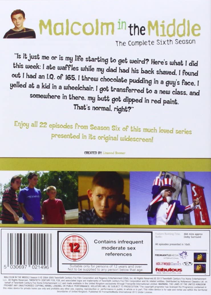 Malcolm in the Middle: The Complete Sixth Season