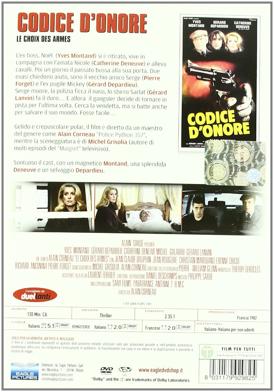 Codice D'Onore - Le Choix Des Armes (SE) (Dvd+Booklet)