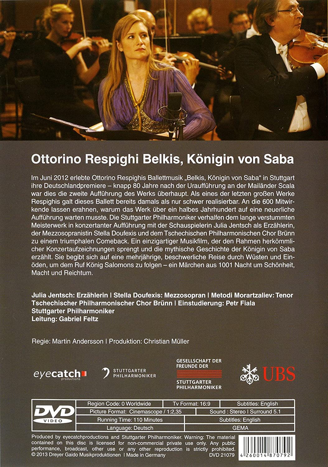 Ottorino Respighi - Belkis - The Queen of Sheba - World Premiere