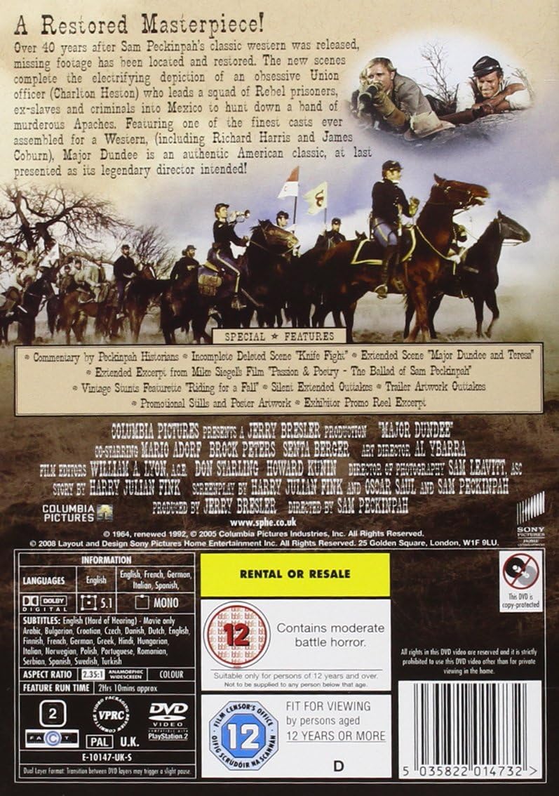 MAJOR DUNDEE-DVD