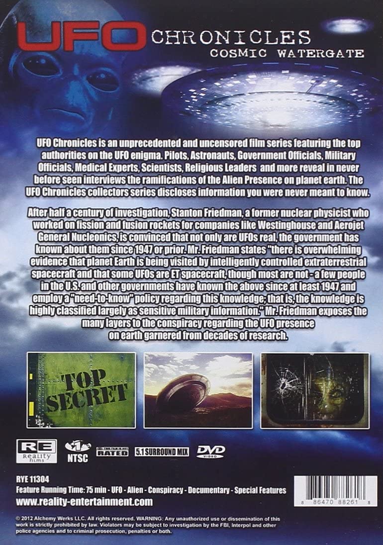 UFO Chronicles: Cosmic Watergate