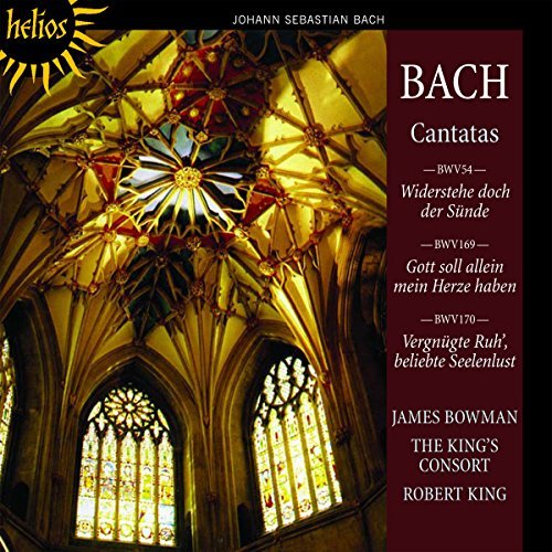 Cantatas 54, 169 and 170 (King, the King's Consort)
