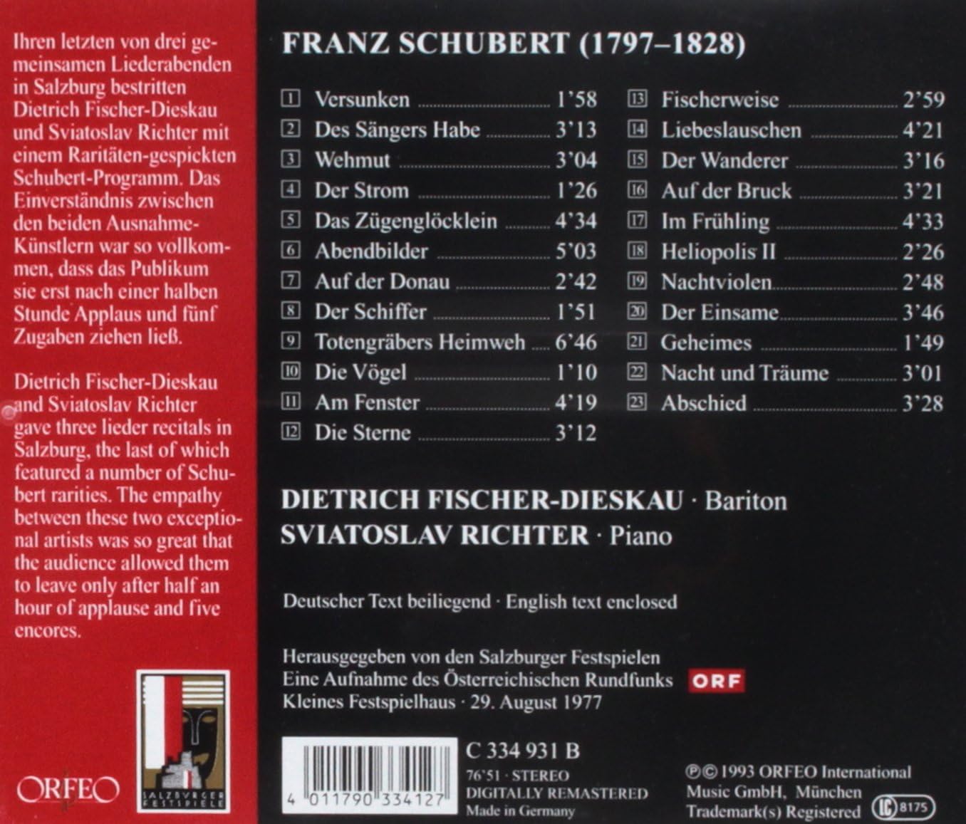 Lieder Recital