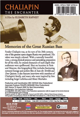 Chaliapin: Enchanter Remembering The Great Russian