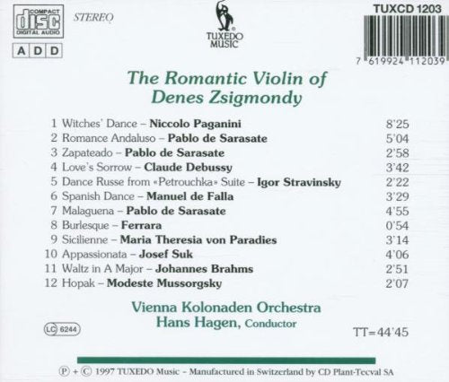 Denes Zsigmondy / Vienna Kolonaden Orchestra / Han