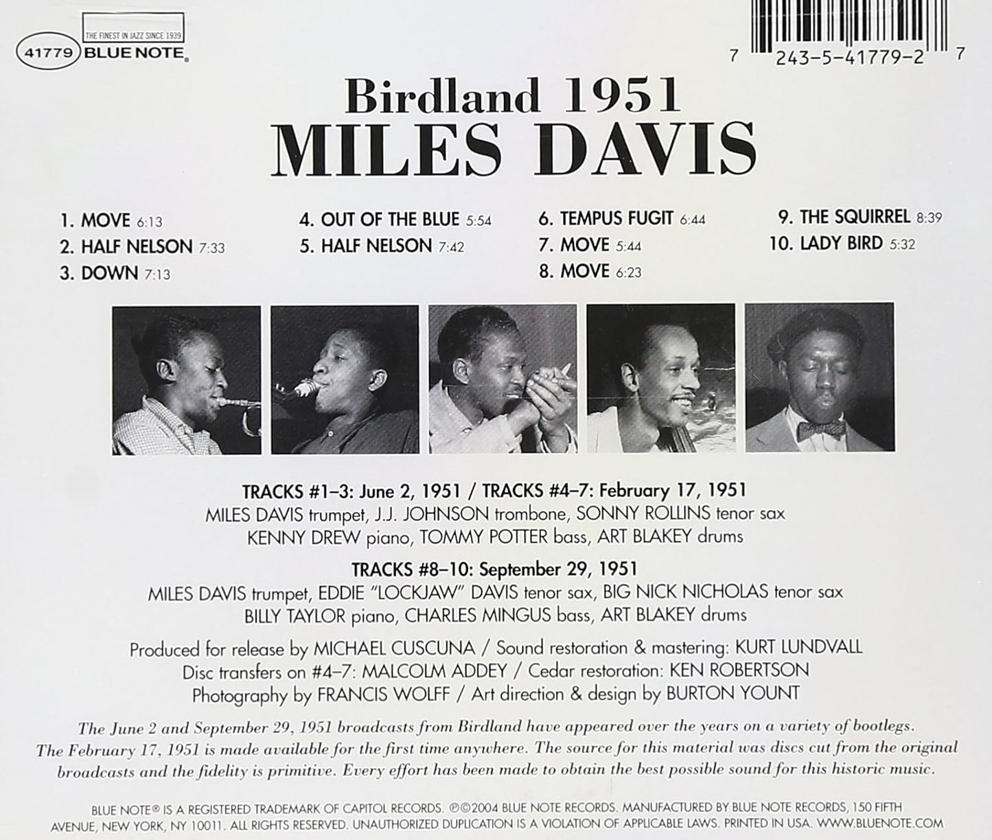 Birdland 1951
