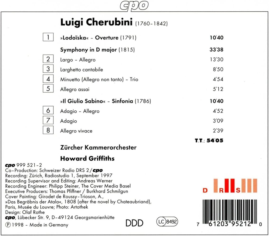 Cherubini/symphony in D