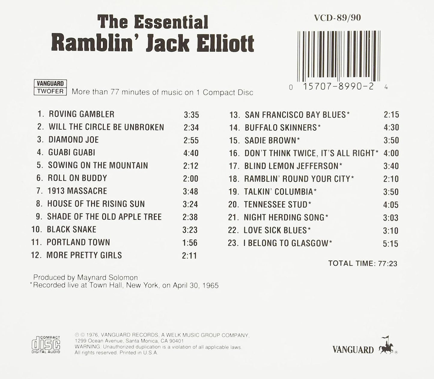 The Essential Ramblin' Jack Elliott