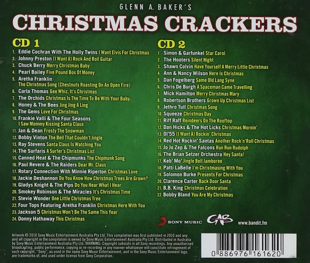 Glenn a. Baker's Christmas Crackers